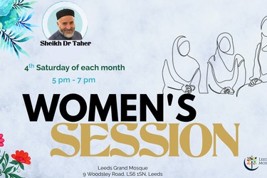 Women's Monthly Session with Sheikh Dr Taher