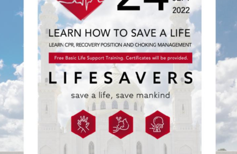 An event with BIMA to Learn CPR, Recovery position & Choking Management @ Leeds Grand Mosque